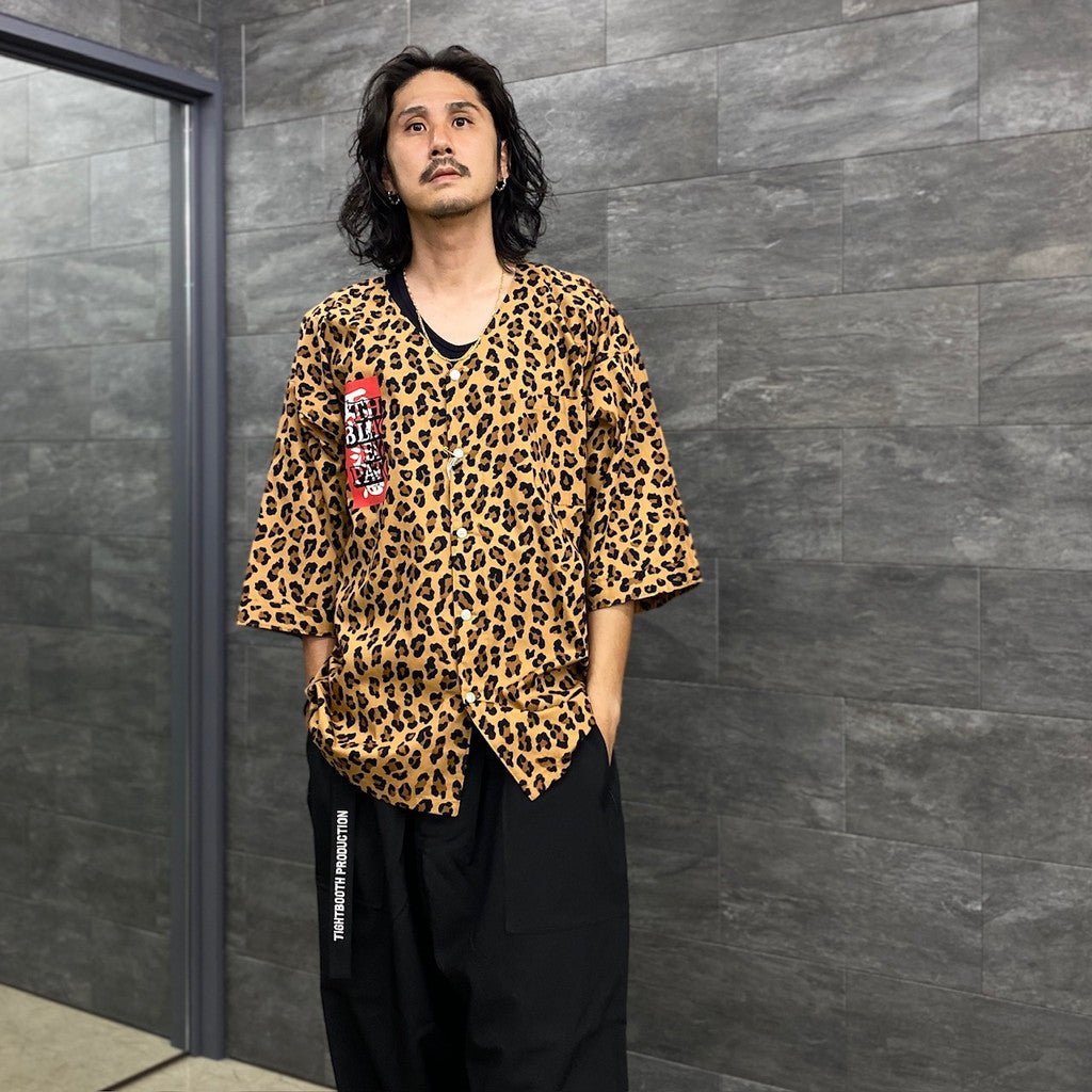 BLACKEYEPATCH | LEOPARD DABO SHIRT #BROWN [BEP-WM-DB02]