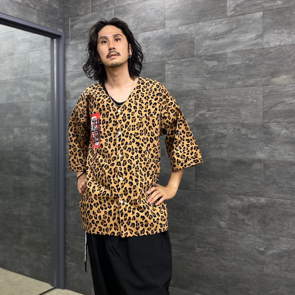 BLACKEYEPATCH | LEOPARD DABO SHIRT #BROWN [BEP-WM-DB02]