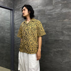 GRAMICCI | LEOPARD OPEN COLLAR SHIRT #BEIGE [GRAMICCI-WM-OC01]