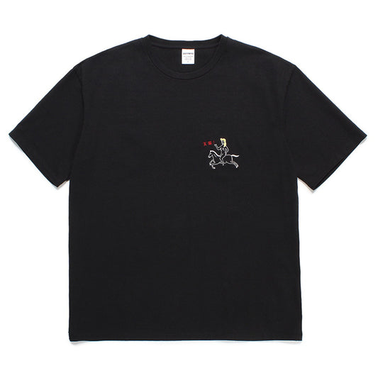 ht_WASHED HEAVY WEIGHT CREW NECK T-SHIRT -TYPE 2- #BLACK [24SSE-WMT-WT02]