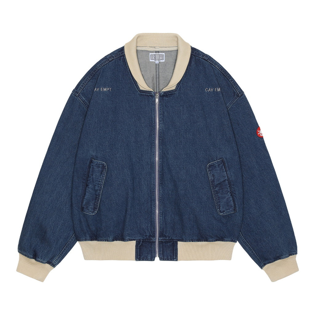 WASHED DENIM ZIP JACKET #INDIGO [CES24JK21]