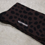 豹紋襪 #棕色 [24SS-WMA-SO03]