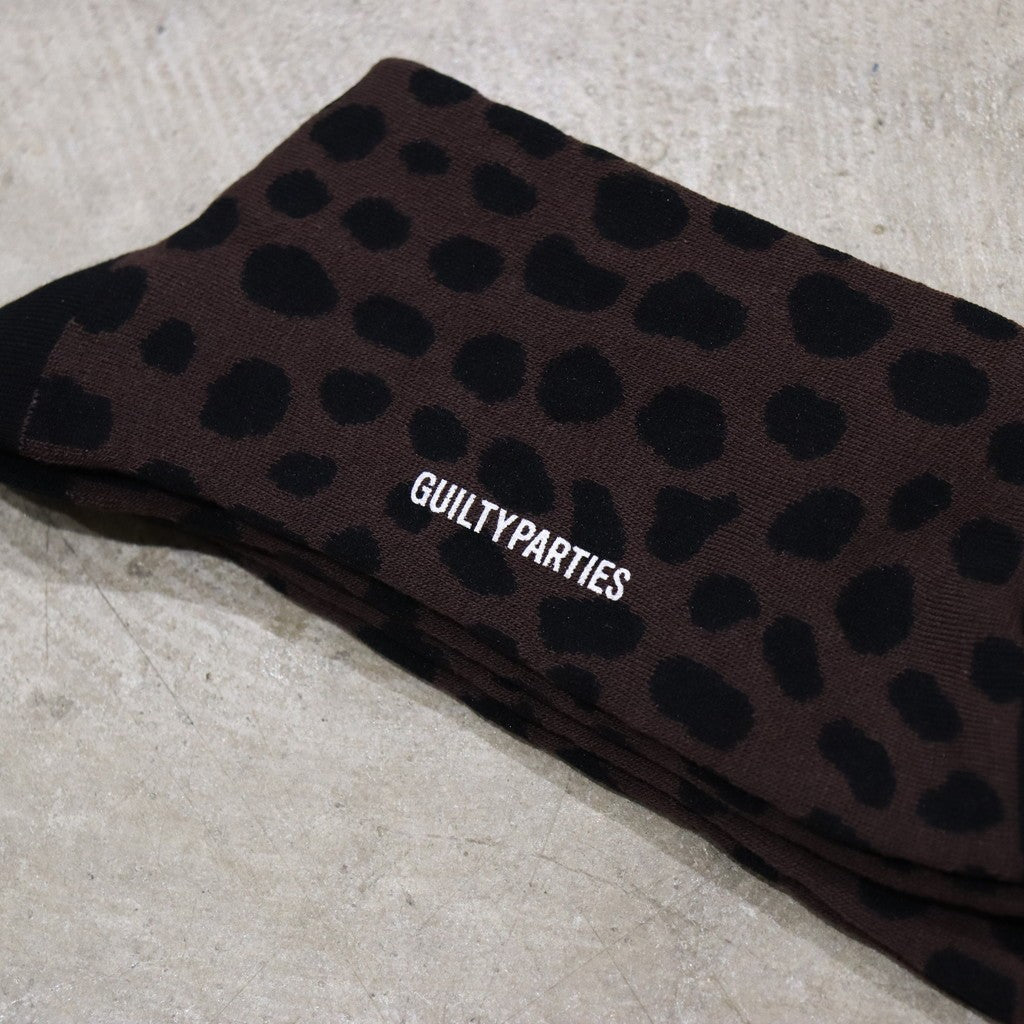 豹紋襪 #棕色 [24SS-WMA-SO03]