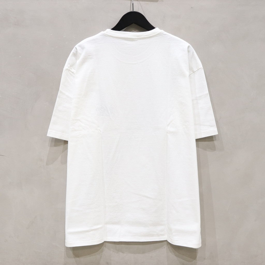 WASHED HEAVY WEIGHT CREW NECK T-SHIRT -TYPE 2- #WHITE [24SS-WMT-WT02]