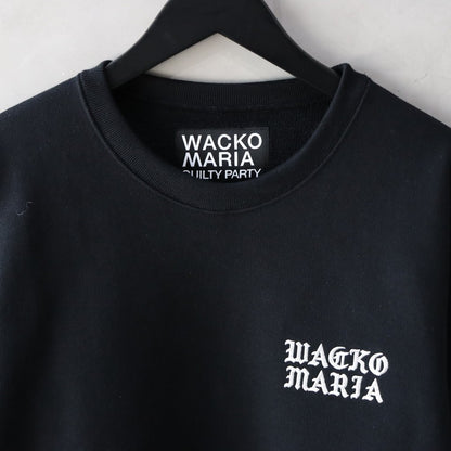 HEAVY WEIGHT CREW NECK SWEAT SHIRT -TYPE 2- #BLACK [24SS-WMC-SS07]