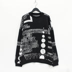 COVID-19 KNIT SWEATER #BLACK [FW23-KN02]