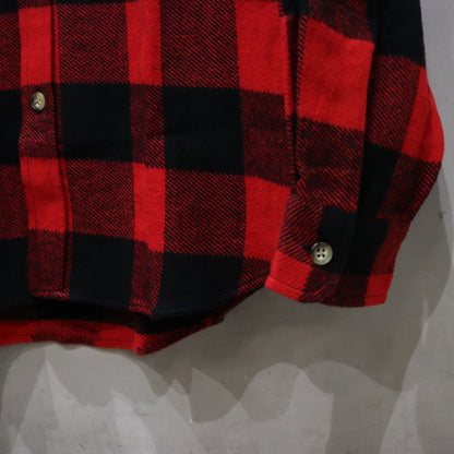 FLANNEL REGULAR COLLAR SHIRT -TYPE 1- #RED [24SSE-WMS-RC01]