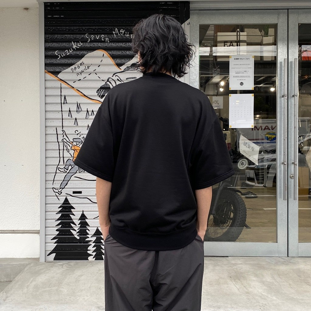 TECH SWEAT CREW S/S #BLACK [BE-51024] – cocorozashi