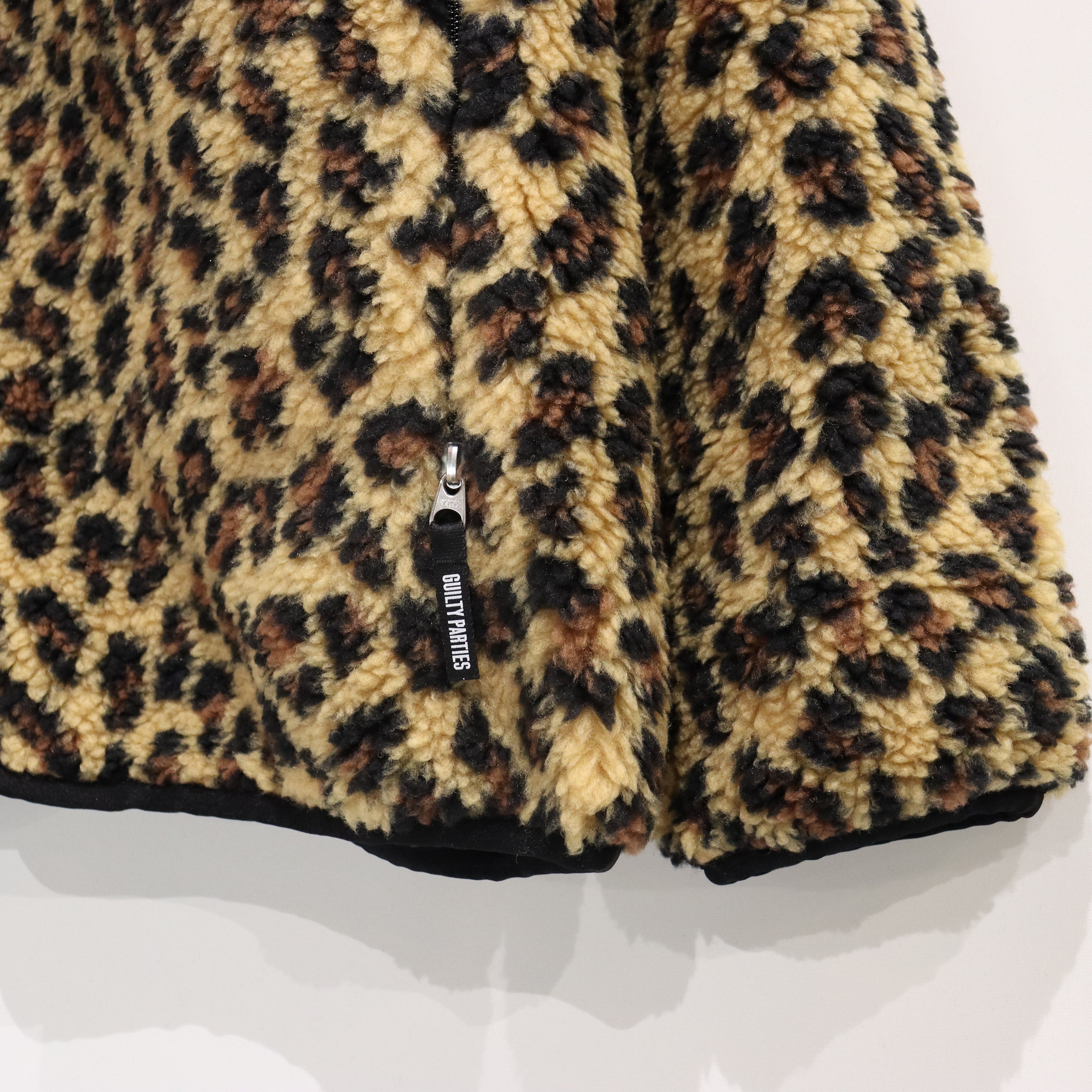 REVERSIBLE LEOPARD BOA JACKET #BEIGE [23FW-WMO-OD06]