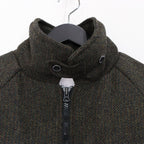 TWEED PUFFY JKT #OLIVE [FW23-JK03]
