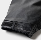 TBKB | SHORT LEATHER MONSTER PARKA #BLACK [FW23-TBKB01]