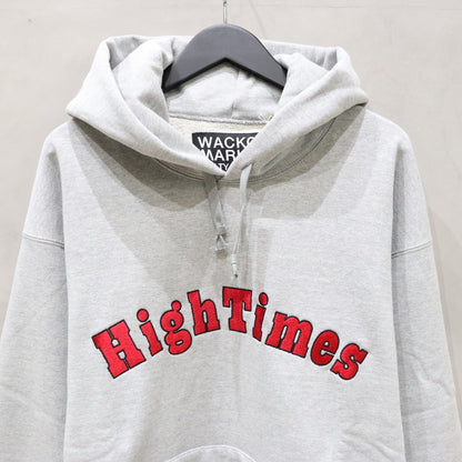 HIGHTIMES | HEAVY WEIGHT PULLOVER HOODED SWEAT SHIRT -TYPE 1- #GRAY [HIGHTIMES-WM-SS11]