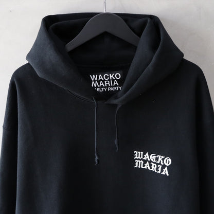 HEAVY WEIGHT PULLOVER HOODED SWEAT SHIRT -TYPE 2- #BLACK [24SS-WMC-SS05]