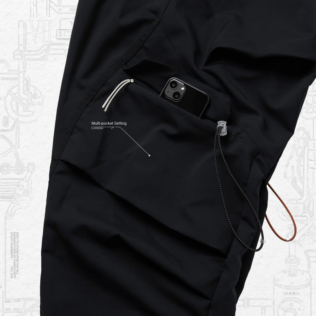 「G7-P1」Zettabyte 4D 實用褲#SHADOW [GOOPI-23AW-OCT-01]