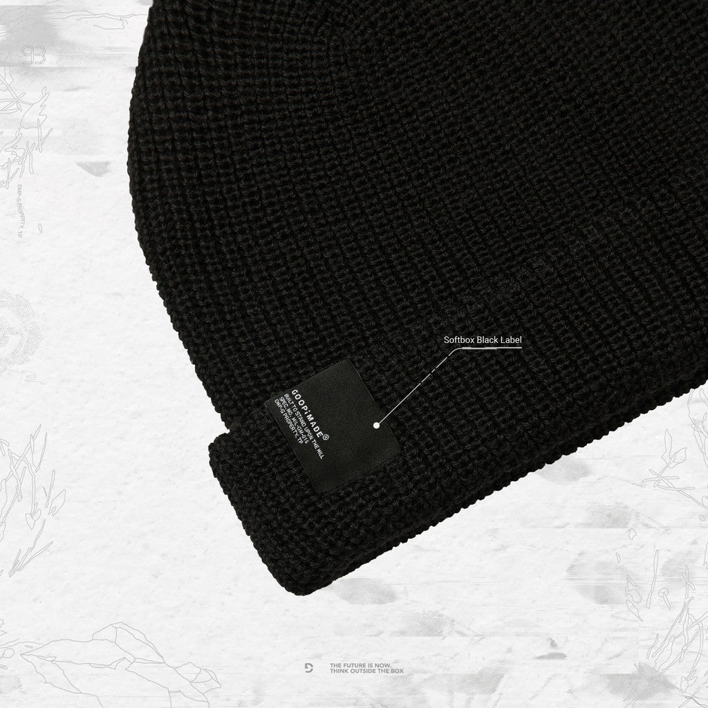 “MB-7”SOFTBOX 拼布毛線帽 #SHADOW [GOOPI-23AW-DEC-04]