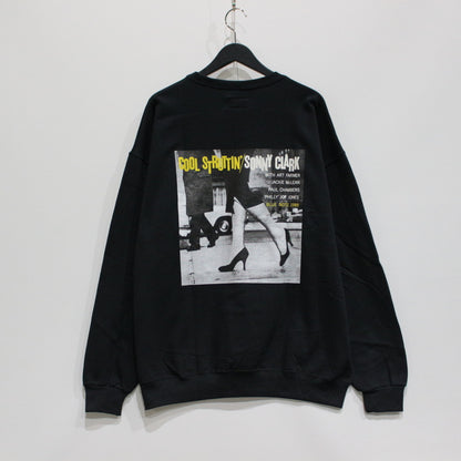 BLUE NOTE | CREW NECK SWEAT SHIRT -TYPE 2- #BLACK [BLUENOTE-WM-SS06]