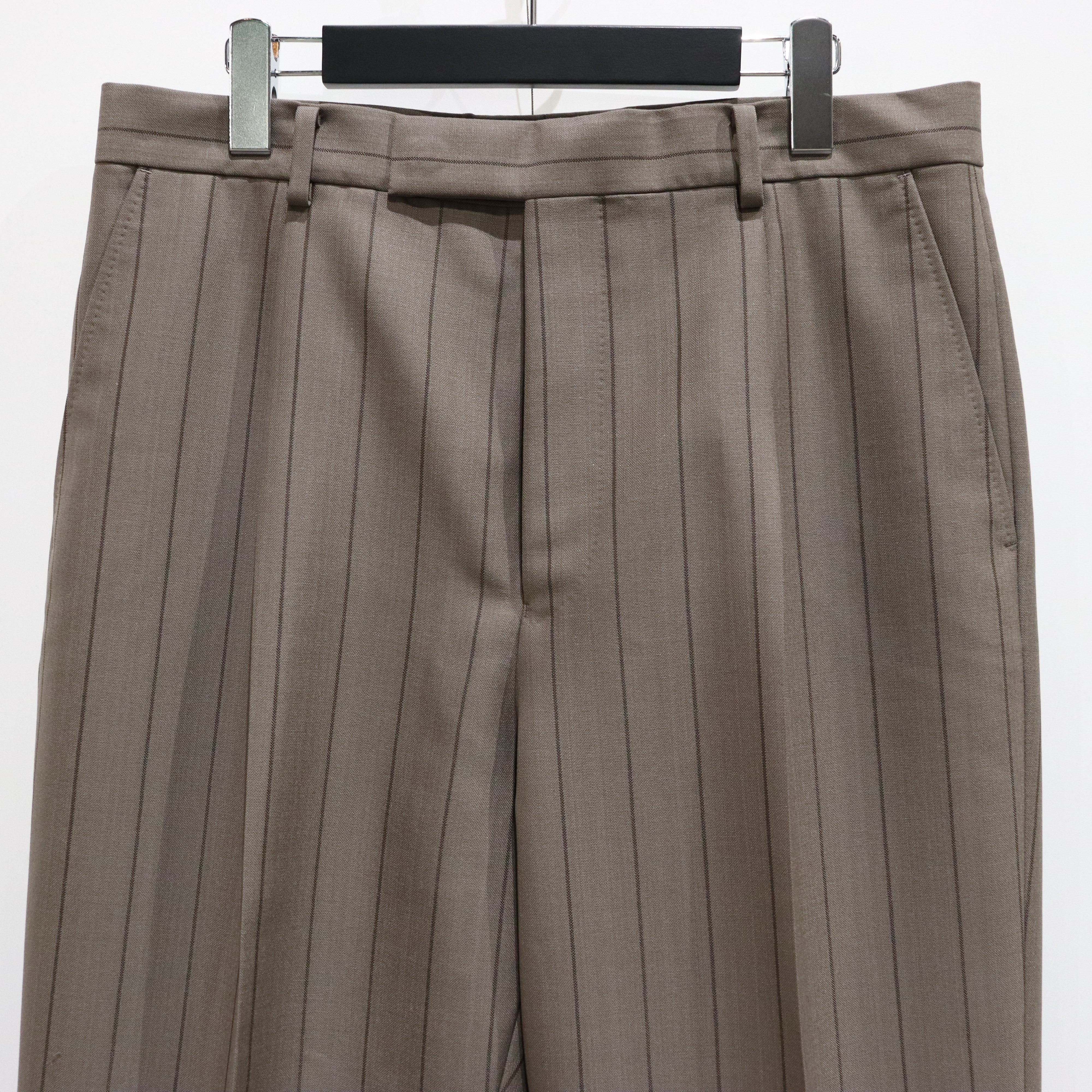 PLEATED TROUSERS -TYPE 2- #GRAY [23FW-WMP-TR23]_WACKO MARIA