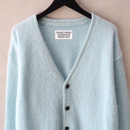 MOHAIR CARDIGAN -TYPE 1- #BLUE [24SS-WMK-KN05]