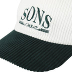 燈芯絨帽 #綠色 [SC2410-CP04]