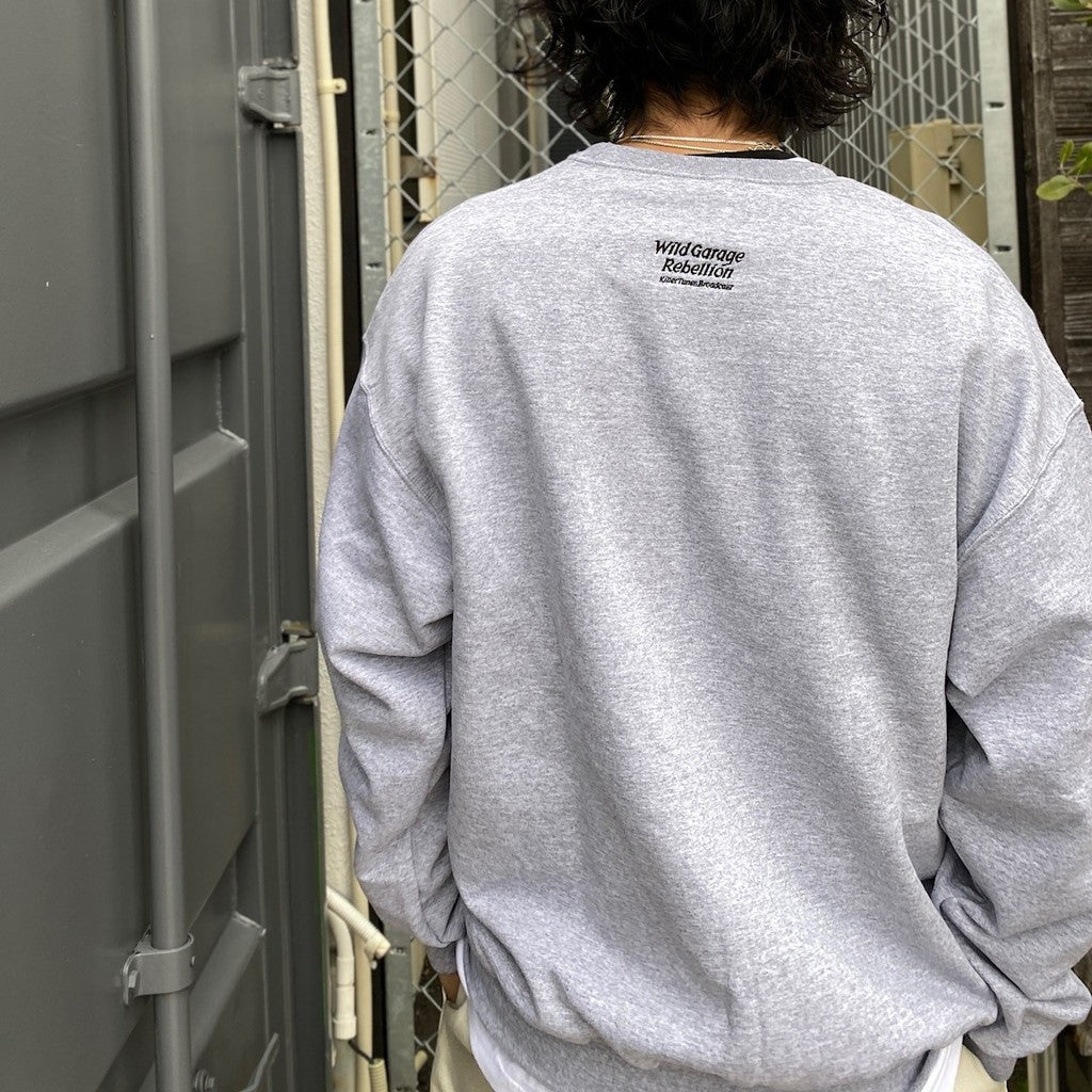 CREW NECK SWEAT SHIRT -TYPE 3- #GRAY [24SS-WMC-SS03]