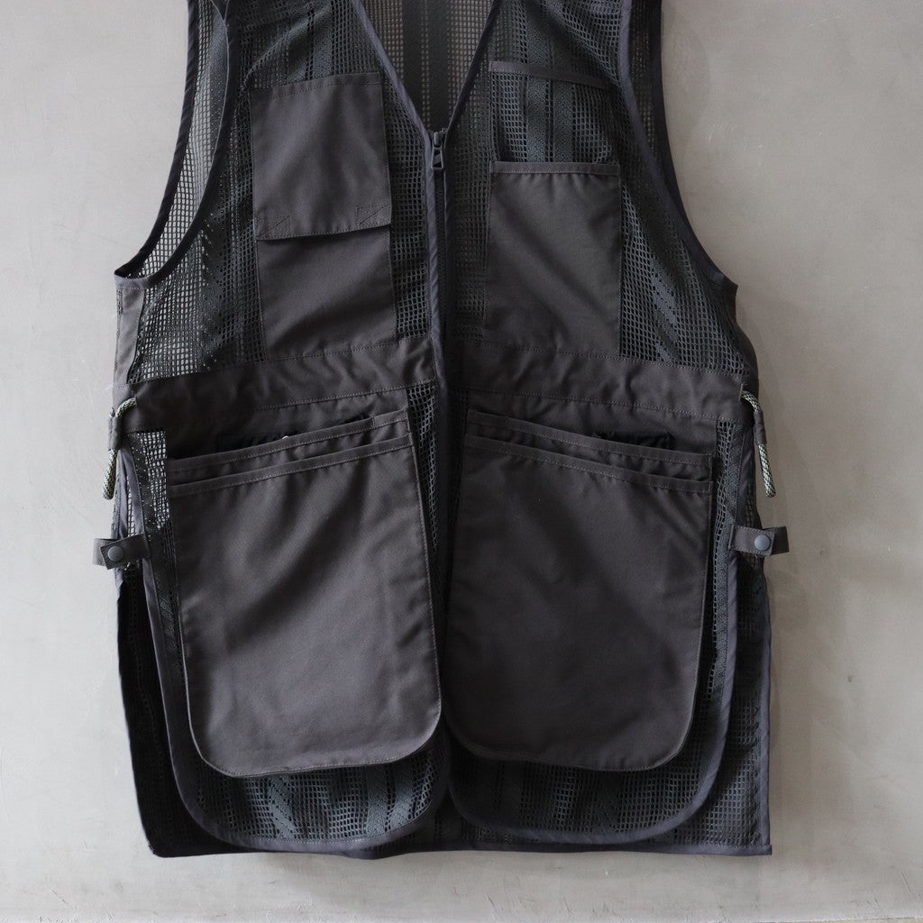 繩網長背心 #CHARCOAL [FSU10241U0001]