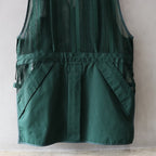 ROPE MESH LONG VEST #GREEN [FSU10241U0001]