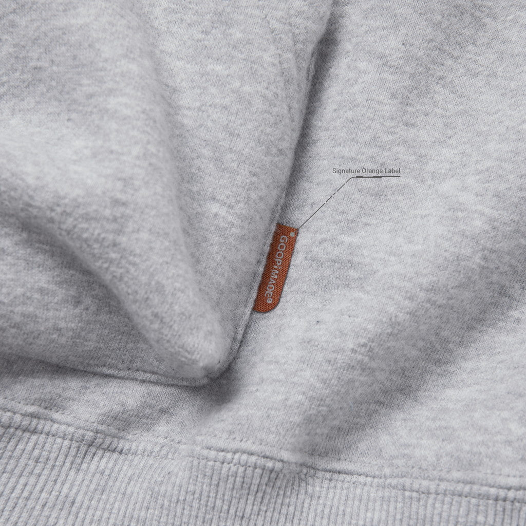 "G7-H1" 陰影漆連帽衫 #GRAY [GOOPI-23AW-OCT-03]