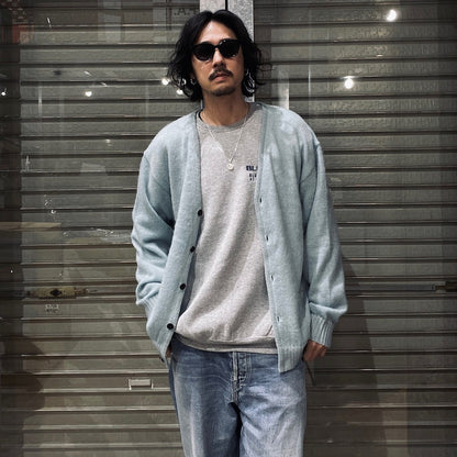 MOHAIR CARDIGAN -TYPE 1- #BLUE [24SS-WMK-KN05]