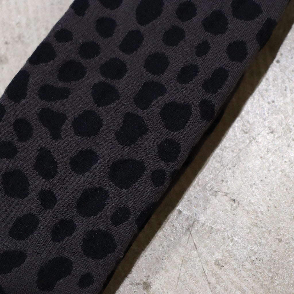 豹紋襪#灰色 [24SS-WMA-SO03]