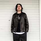 中等重量圓領運動衫 - 類型 1- #黑色 [24SS-WMC-SS13]