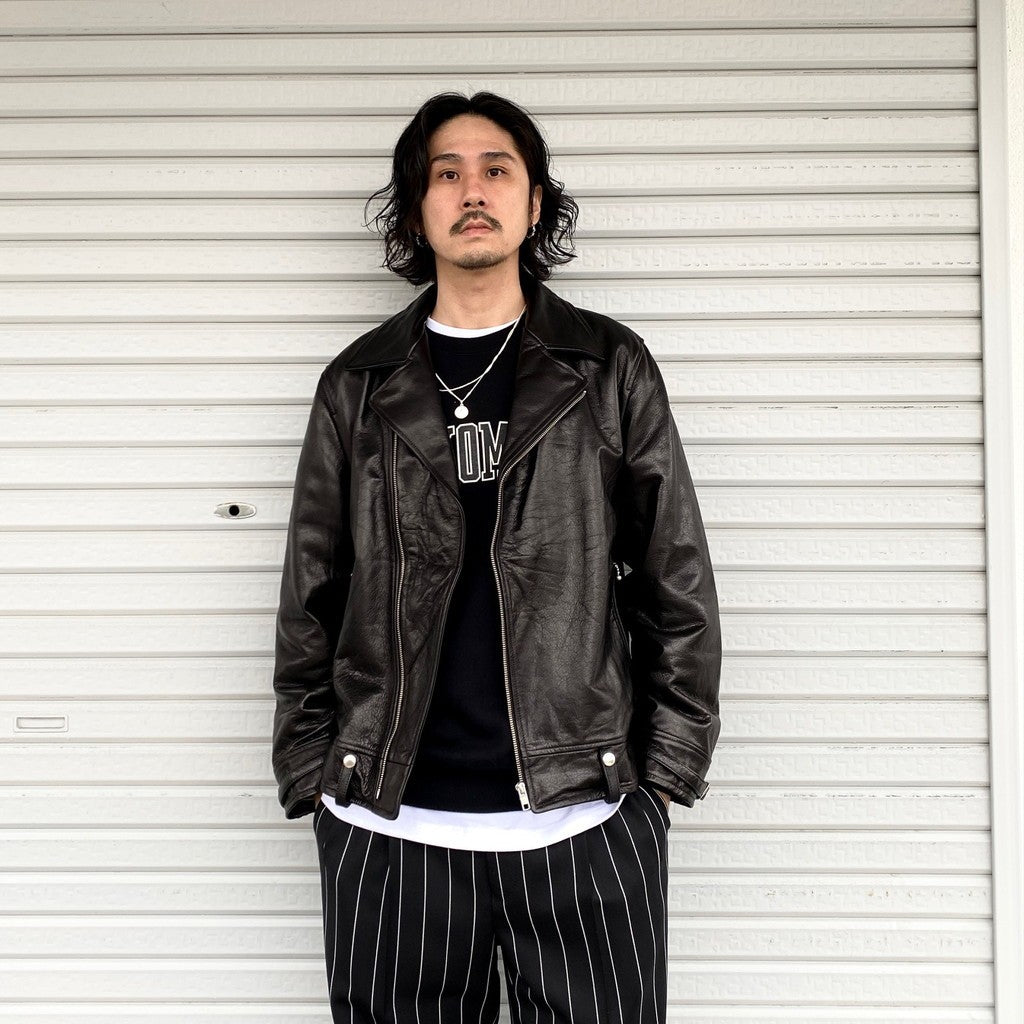 中等重量圓領運動衫 - 類型 1- #黑色 [24SS-WMC-SS13]