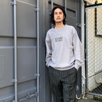 MIDDLE WEIGHT CREW NECK SWEAT SHIRT -TYPE 2- #GRAY [24SS-WMC-SS15]