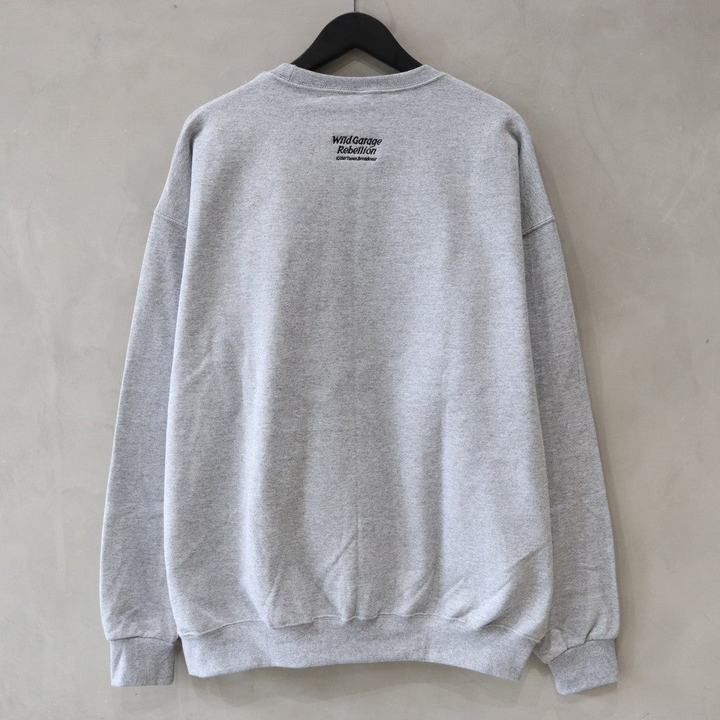 CREW NECK SWEAT SHIRT -TYPE 3- #GRAY [24SS-WMC-SS03]