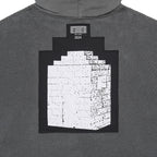 CAV EMPT EMBROIDERY ZIP HOODY #CHARCOAL [CES25CS05]