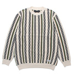 圓領毛衣 - 型號 1- #BEIGE [24SS-WMK-KN22]