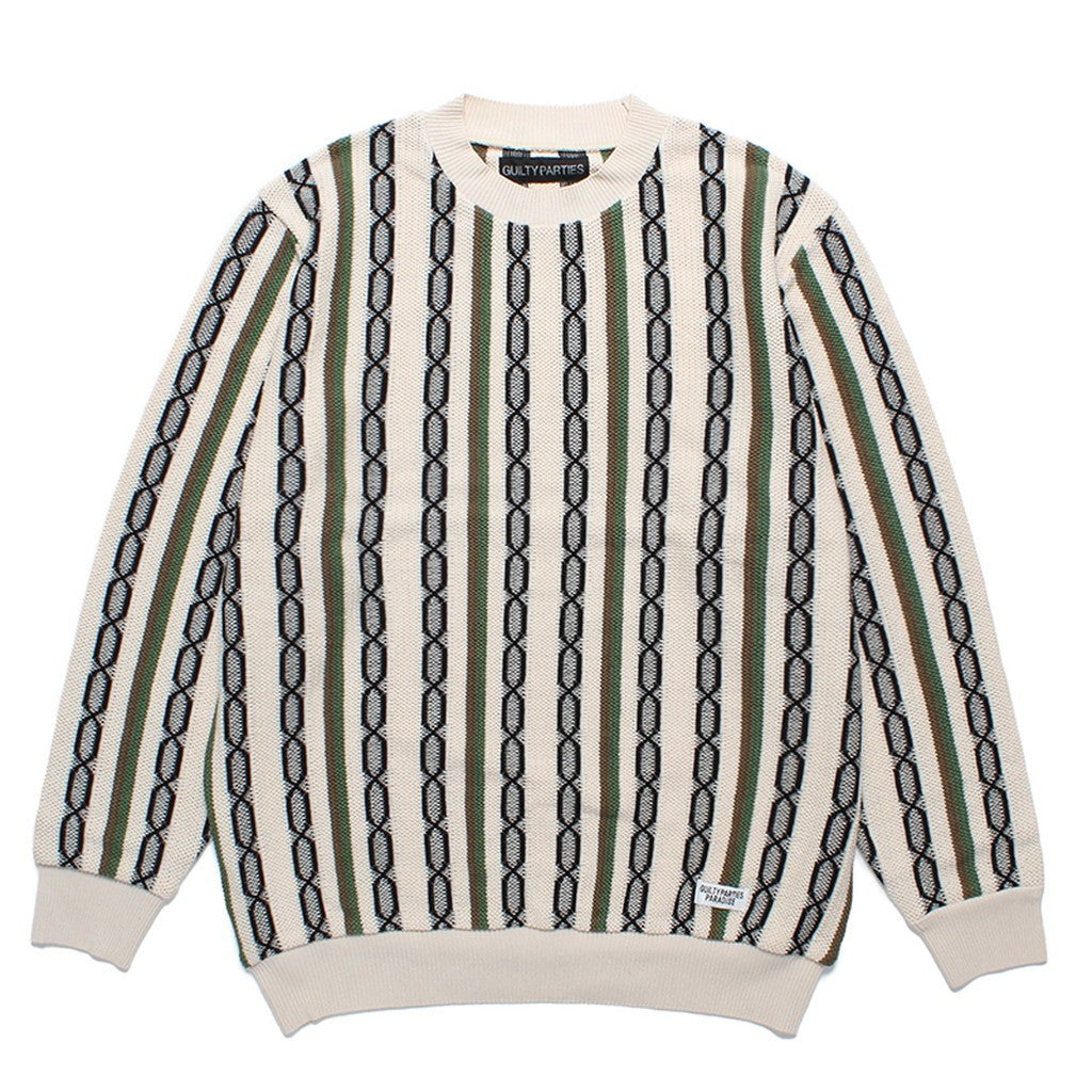 CREW NECK SWEATER -TYPE 1- #BEIGE [24SS-WMK-KN22]