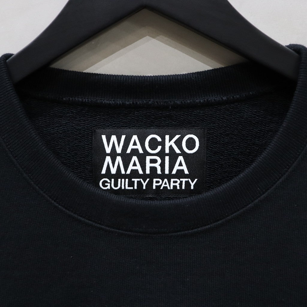 厚重圓領運動衫 - 型號 3- #黑色 [24SS-WMC-SS09]