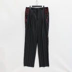 WOLF'S HEAD | ROCKABILLY PANTS -TYPE 3- #BLACK/BLACK [WOLFSHEAD-WM-PT17]