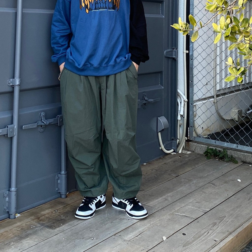 SNOW BALLOON PANTS #OLIVE [SS24-B06]