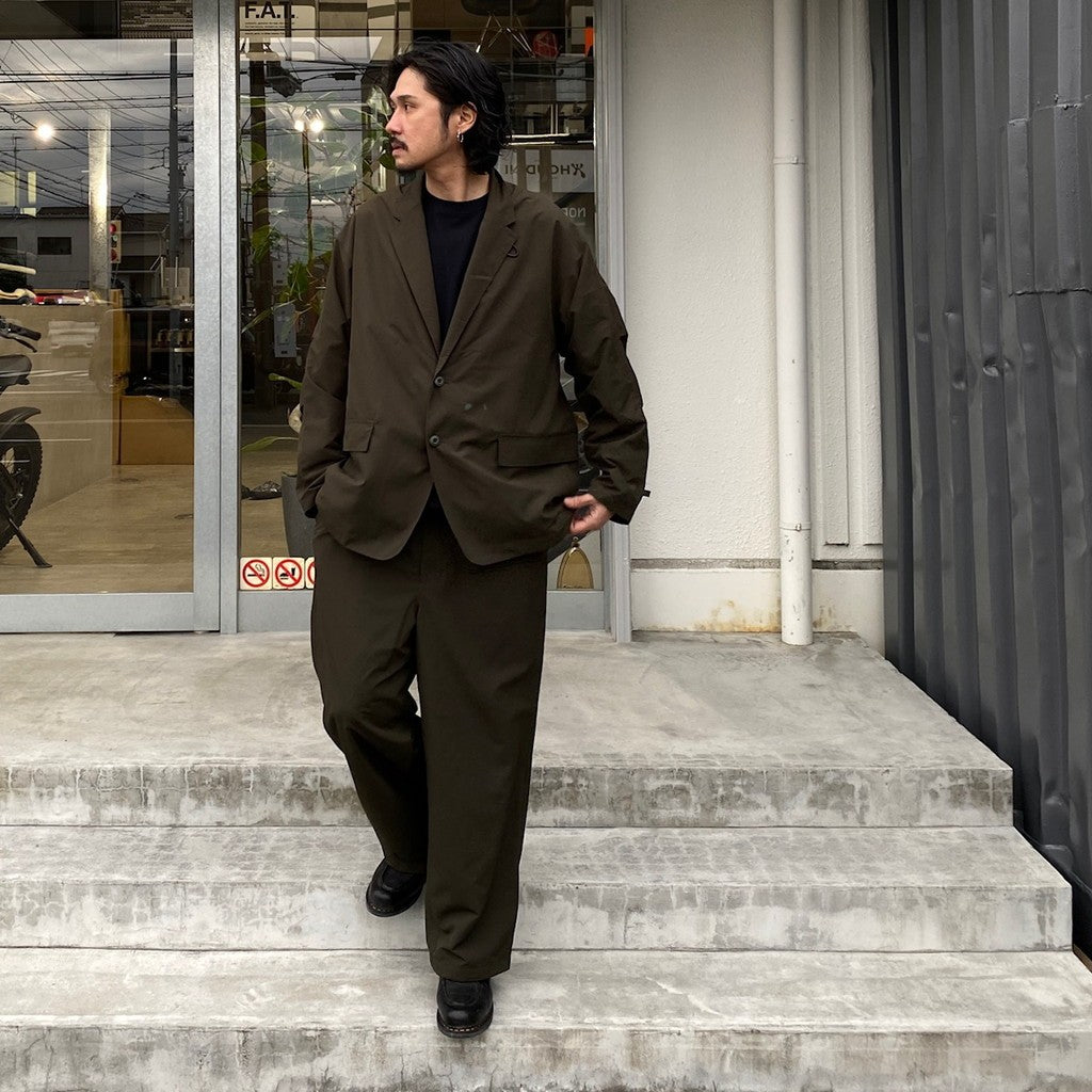 科技寬鬆 2B 斜紋外套 #D-OLIVE [BJ-56024]