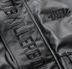 TBKB | SHORT LEATHER MONSTER PARKA #BLACK [FW23-TBKB01]