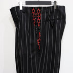 WOLF'S HEAD | ROCKABILLY PANTS -TYPE 3- #BLACK/BLACK [WOLFSHEAD-WM-PT17]