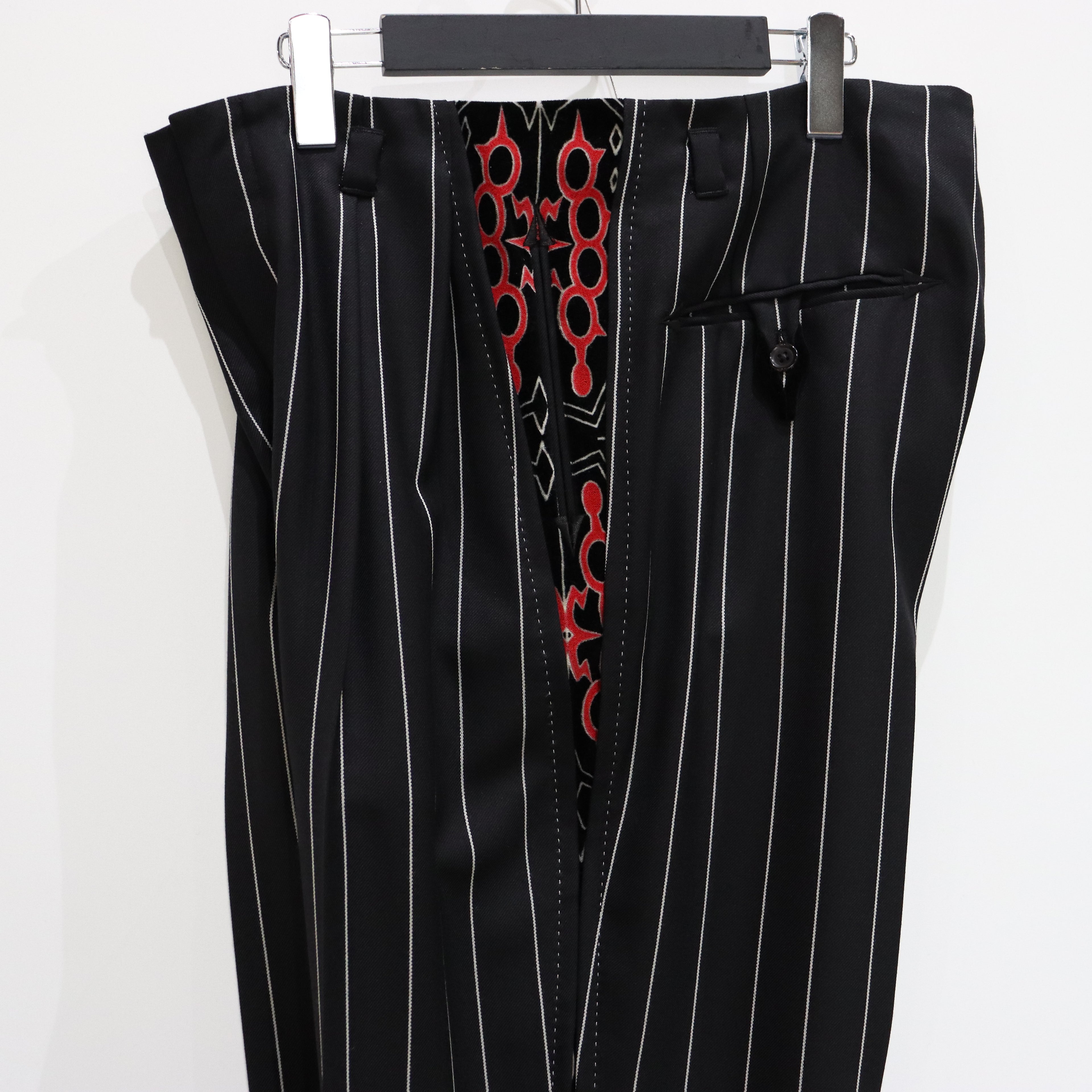 WOLF'S HEAD | ROCKABILLY PANTS -TYPE 3- #BLACK/BLACK [WOLFSHEAD-WM-PT17]