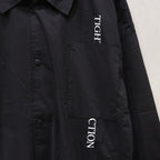 STRAIGHT UP COACH JKT #BLACK [SS24-JK07]