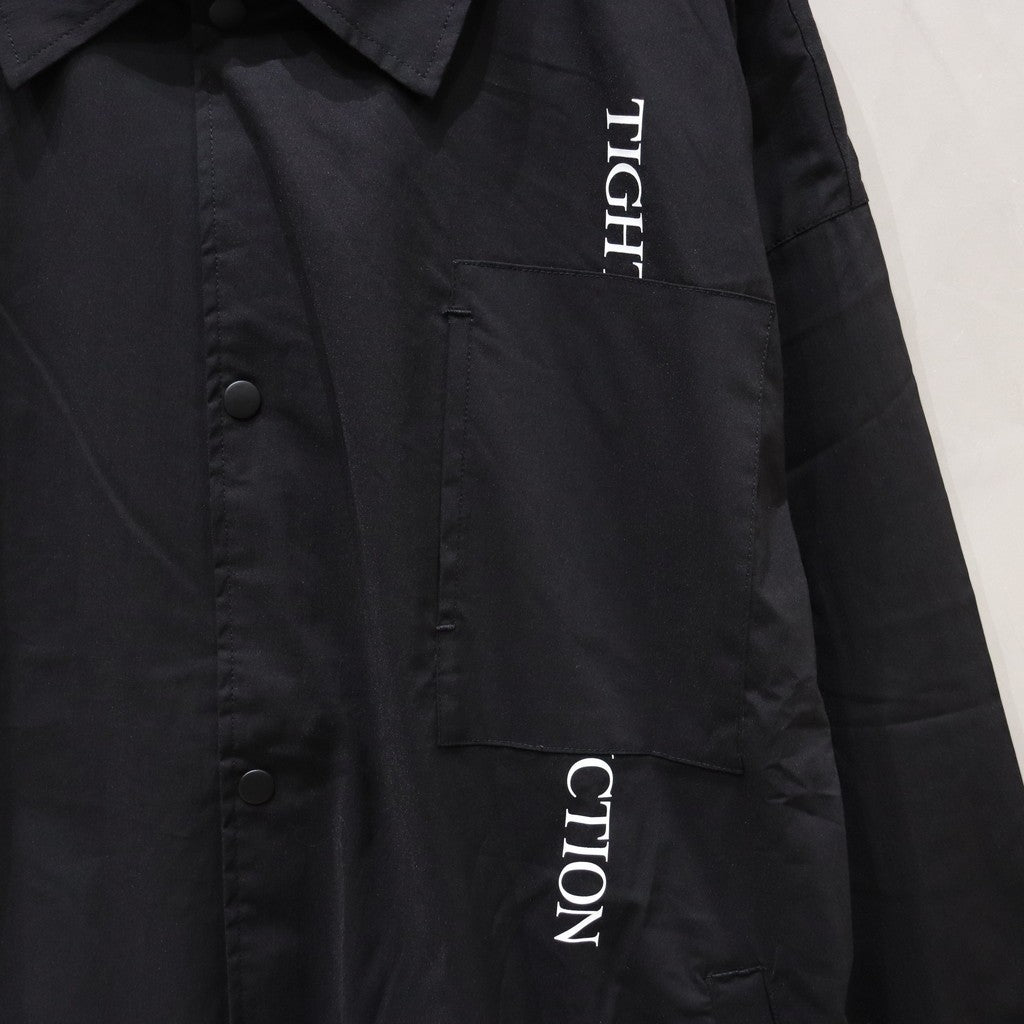 STRAIGHT UP COACH JKT #BLACK [SS24-JK07]