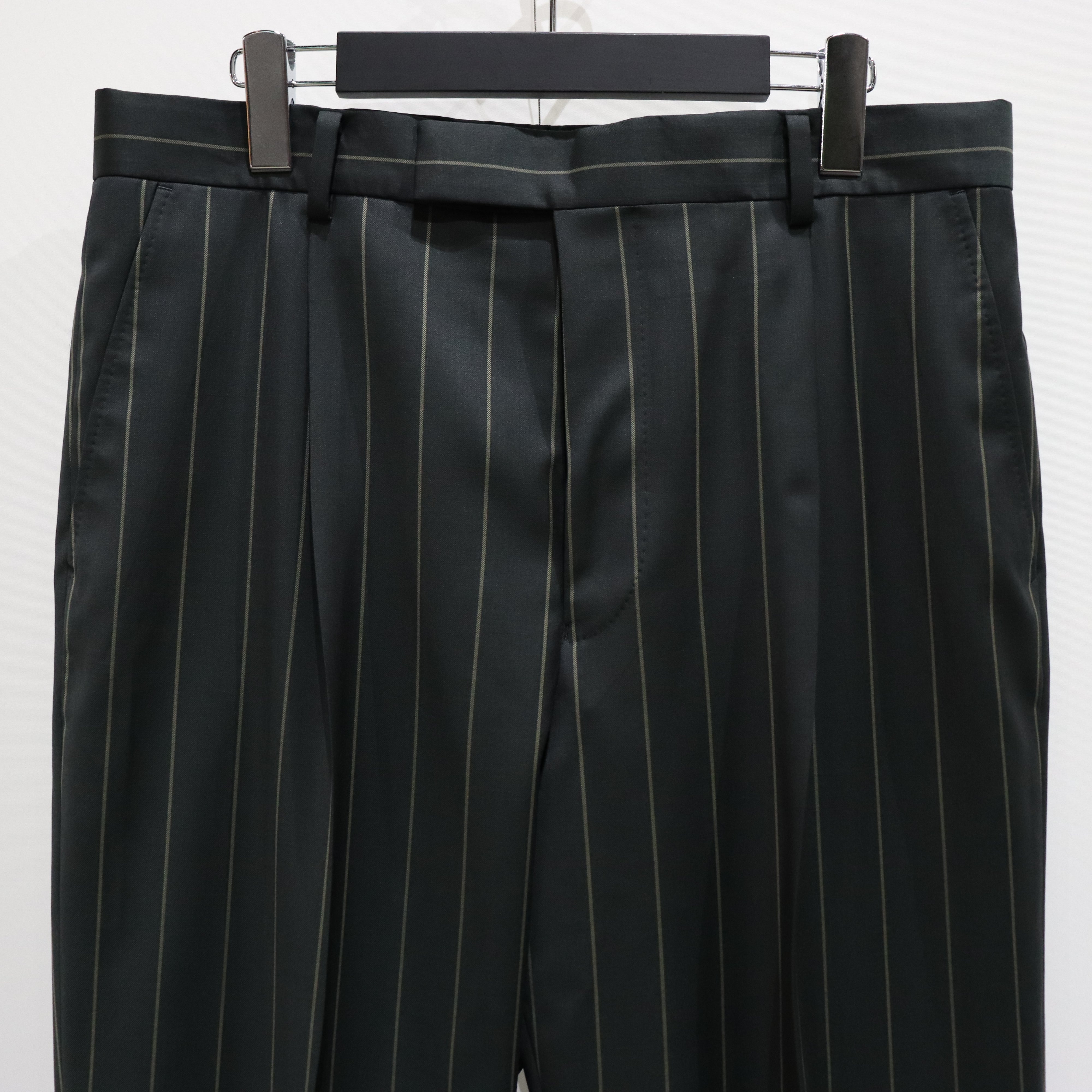PLEATED TROUSERS -TYPE 2- #D-KHAKI [23FW-WMP-TR26]_WACKO MARIA