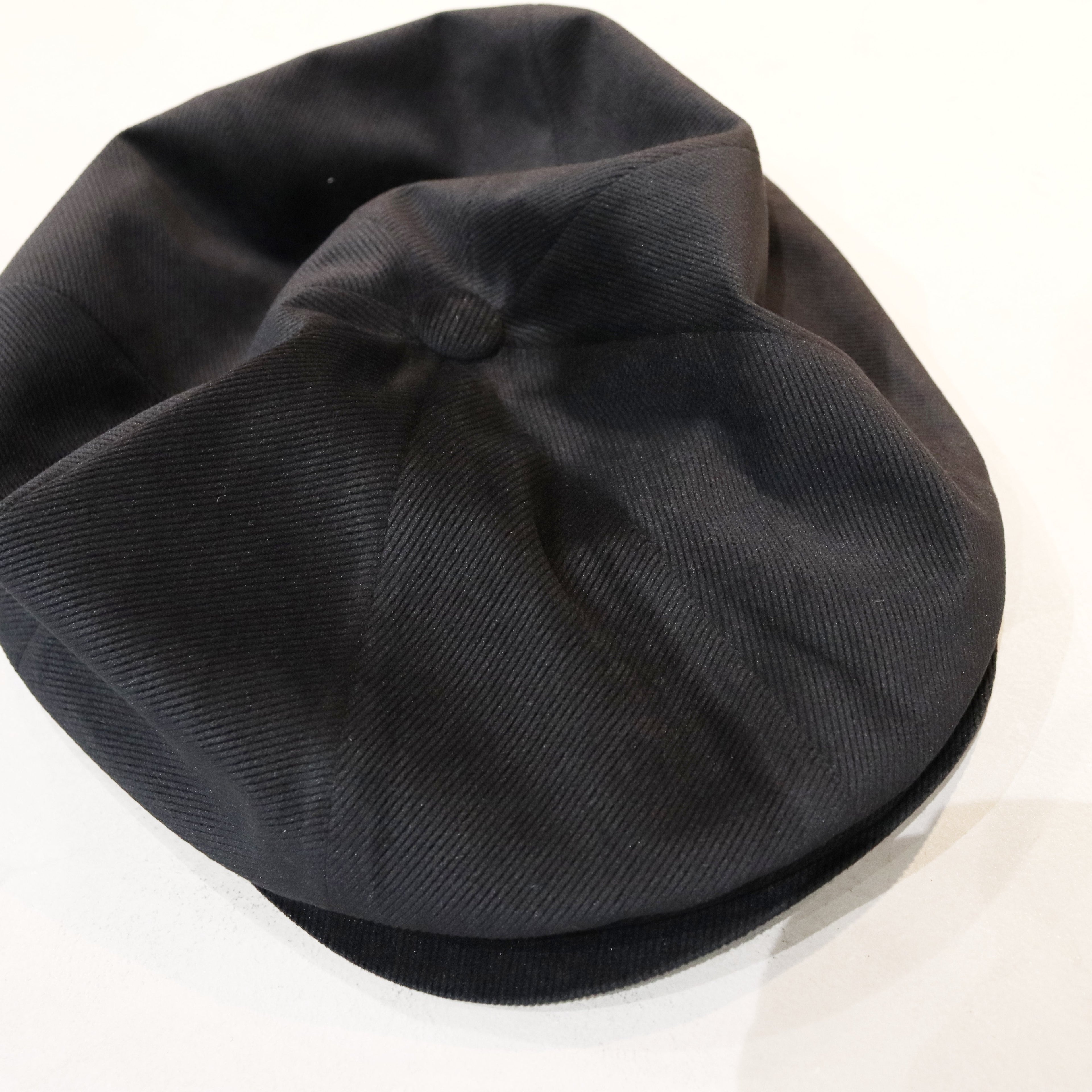 VELOUR TWILL HUNTING #BLACK [FW23-H08]