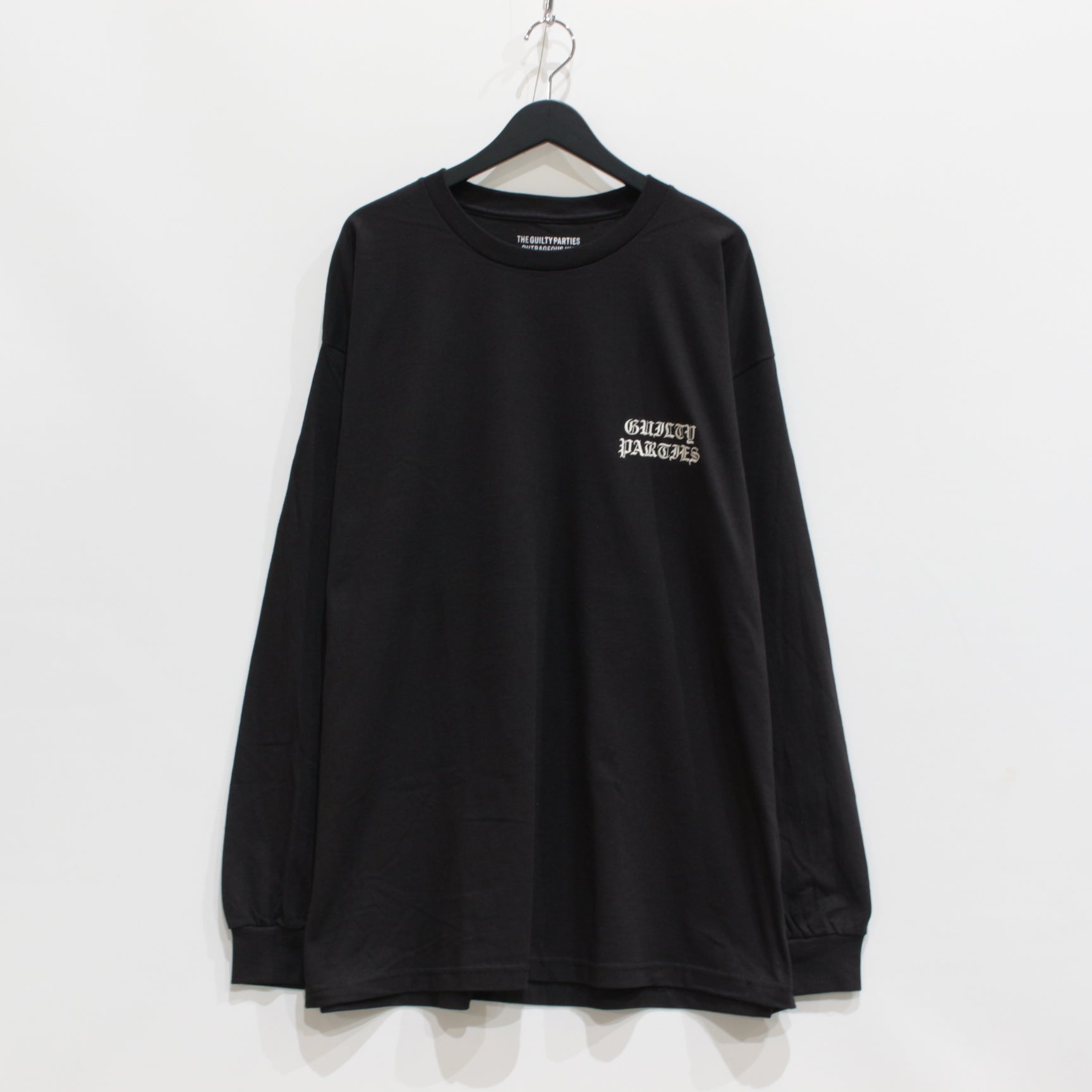 CREW NECK LONG SLEEVE T-SHIRT -TYPE 1- #BLACK [23FW-WMT-LT01]