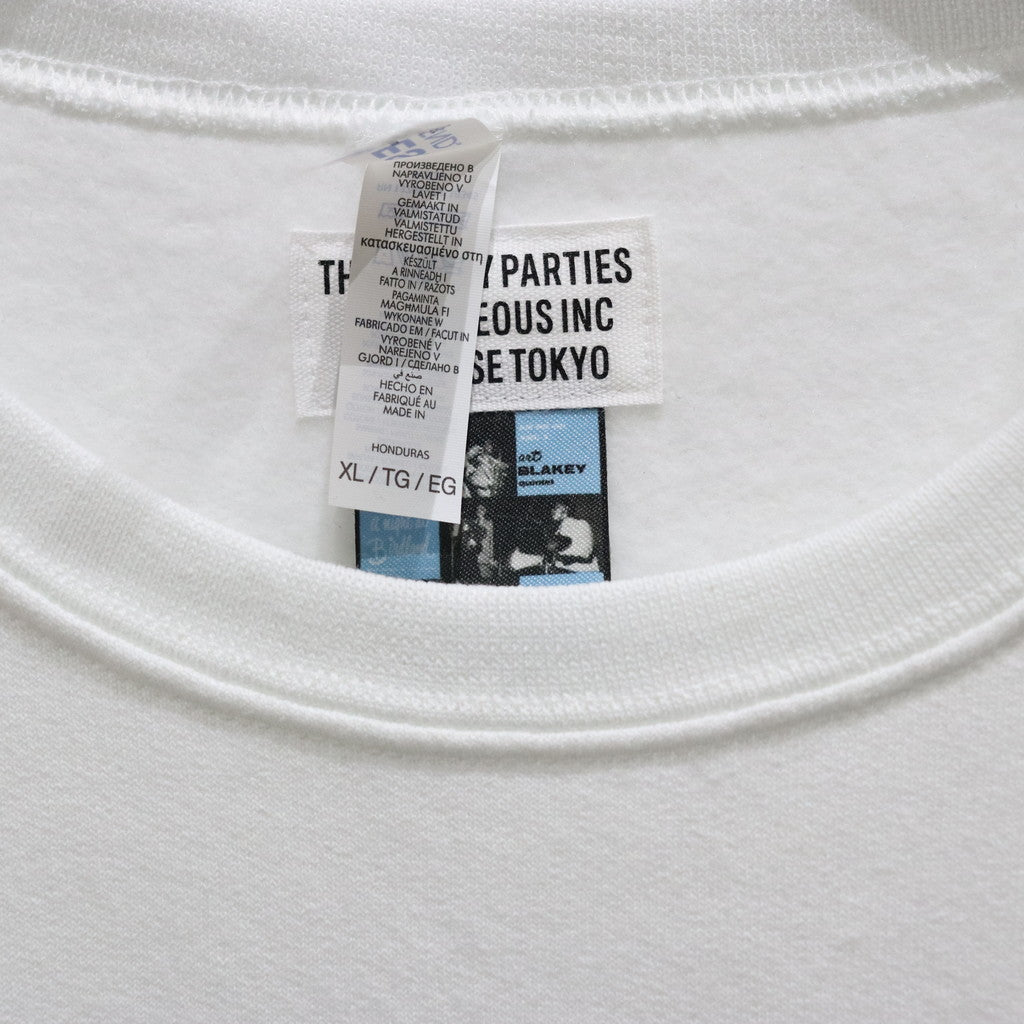 藍色音符 | 圓領運動衫 - 類型 1- #白色 [BLUENOTE-WM-SS05]