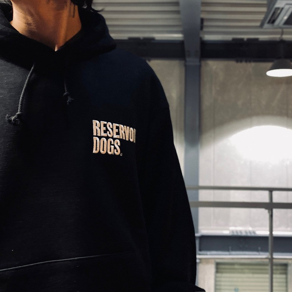 RESERVOIR DOGS | MIDDLE WEIGHT PULLOVER HOODED SWEAT SHIRT #BLACK  [RD-WM-SS01]